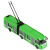 Металлическая модель Троллейбус с резинкой Технопарк SB-18-11-GN-WB(NO IC)